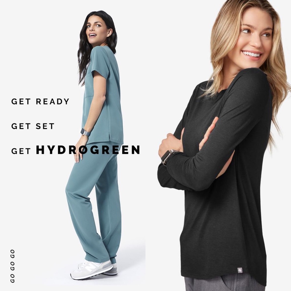 Figs Scrubs 3 pc Set 🐠 HydroGreen RARE
